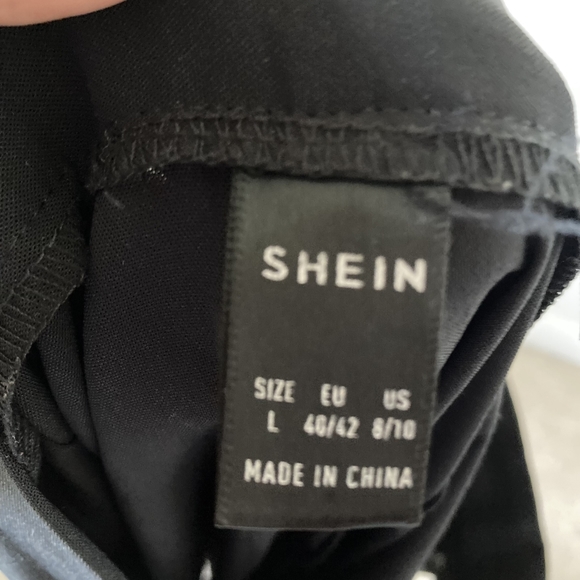 Preloved Shein Women's Wide-Leg Trousers, Size L - Effortless Style and Comfort - Picture 7 of 14